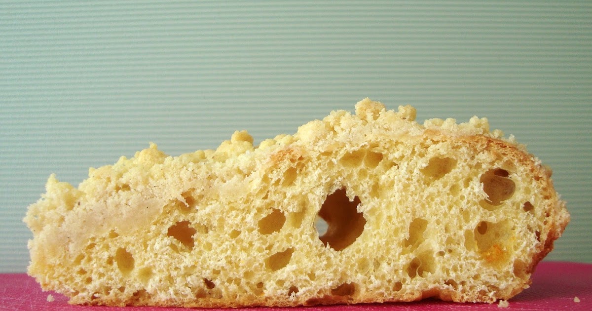 Cooketteria: Hefestreuselkuchen mit Orangenblütenwasser
