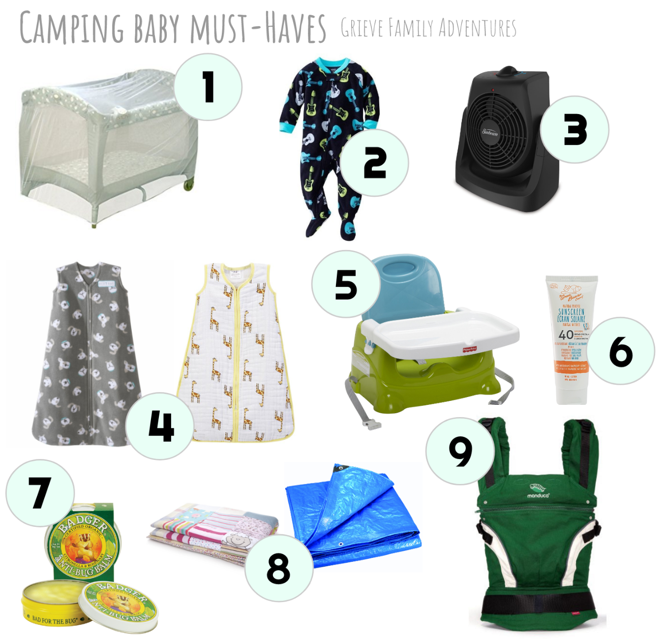 Camping Baby MustHaves