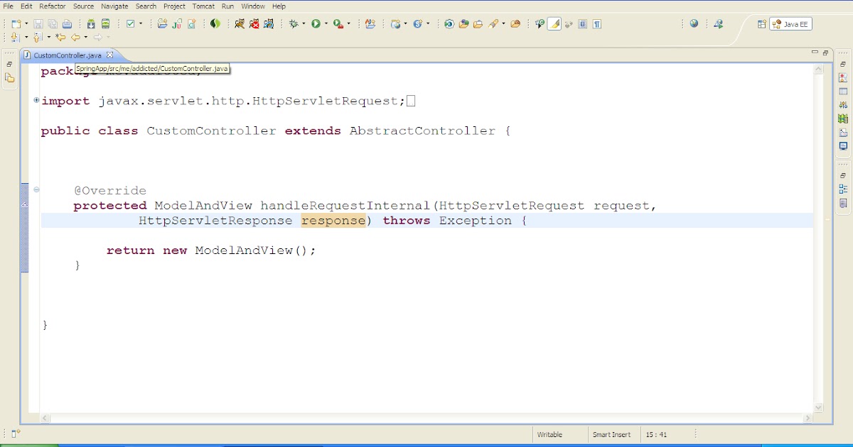 Different Controllers in Spring | Addicted to JAVA