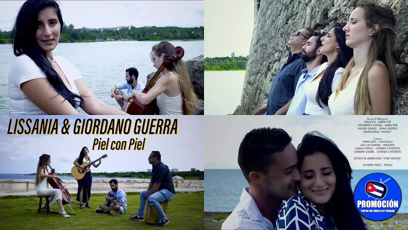 LISSANIA & Giordano Guerra - ¨Piel con Piel¨ - Videoclip - Director: Rubén Piña. Portal Del Vídeo Clip Cubano. Música cubana. Canción. Cuba.