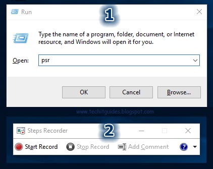 How to Access Step Recorder in Windows 10, 8 and 7
