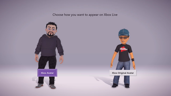Oude nieuwe Xbox-avatars