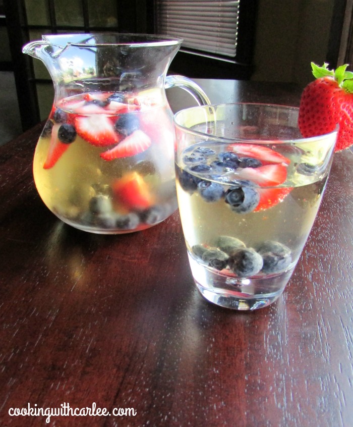 Cooking With Carlee Red White and Blue Sangria