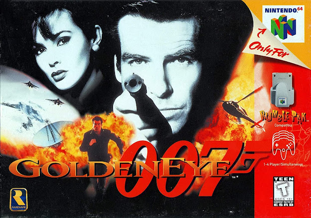 James Bond 007 GoldenEye N64 box art