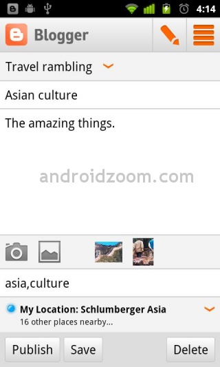 (Apps) Blogger APK : The official blogger app for android