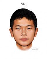ภาพสเก็ทภาพเหมือนของน้องเจต ที่ปัจจุบันอายุ 17 ปี ร่วมด้วยช่วยกันกับโครงการ “คืนดวงใจให้แม่ return heart to home”