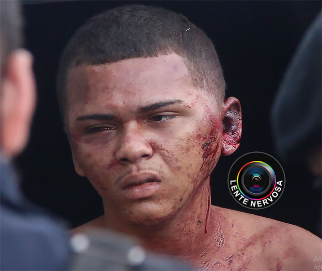 Presidiários são espancados após praticarem roubo e causarem gravíssimo acidente – VEJA O VÍDEO