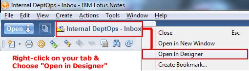 how to create a bookmark in lotus notes 8.5