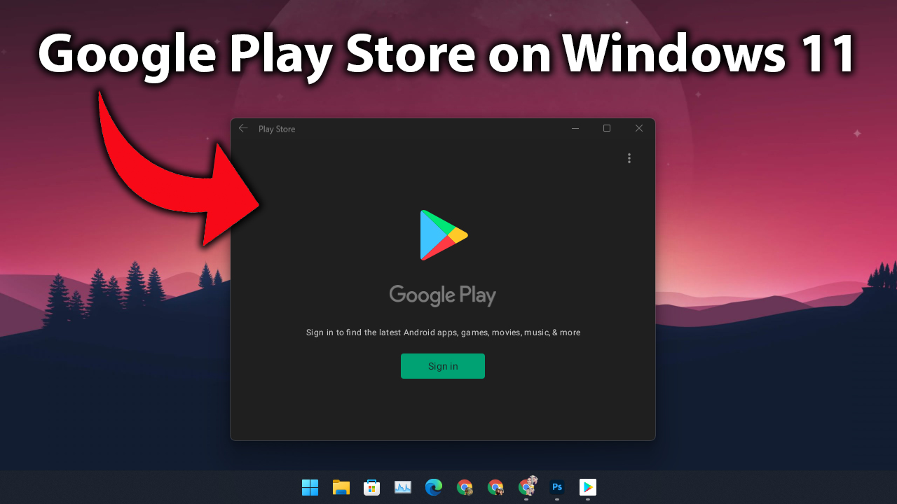 How to install Google Play store and microG in windows 11