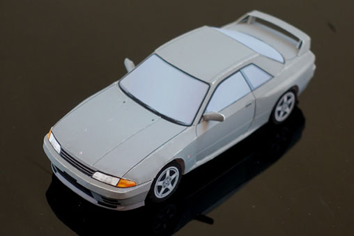 Nissan Skyline GT-R (R32) Paper Model | Paperized Crafts