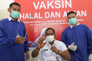 Forkopimda Aceh Timur Lanjut Suntik Vaksin Covid-19 Tahap Dua Februari 24, 2021