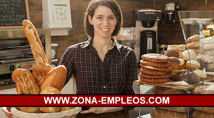 Imagen de una empleada de panadería