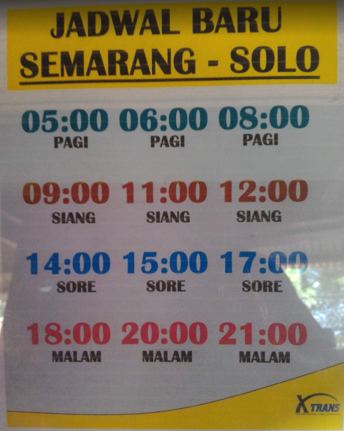 tiket travel solo semarang