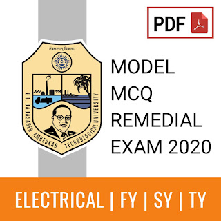 BATU Remedial MCQ for Electrical BATU Remedial MCQ for Electrical