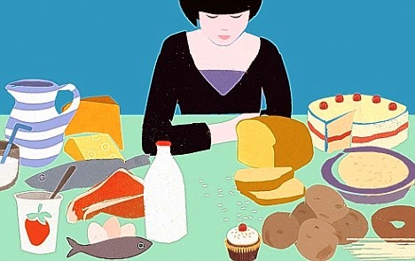 Gambar Makan Sarapan Pagi Roti Susu Cewek Cantik Kartun 