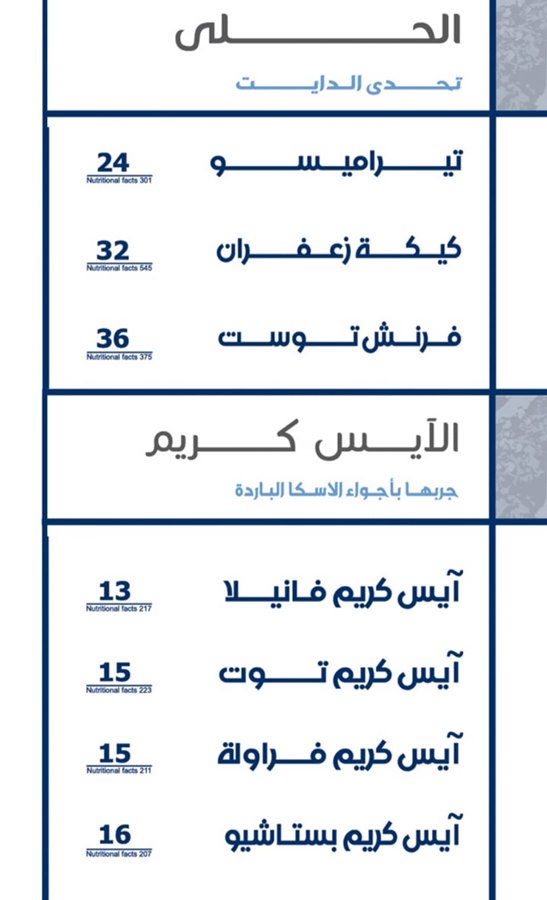 منيو مطعم وكافيه لوفت ورقم الهاتف والعنوان