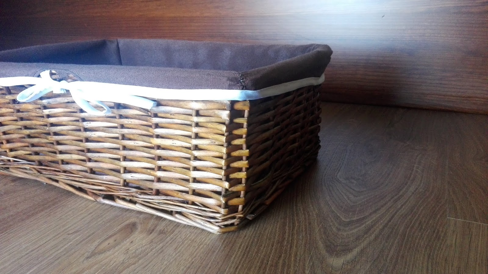 Handmade Love DIY cesto de vime para trocador de fraldas /DIY wicker