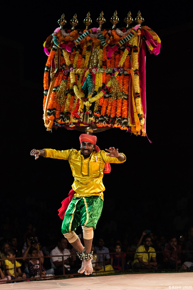 Puja Kunitha Folk Dance Karnataka