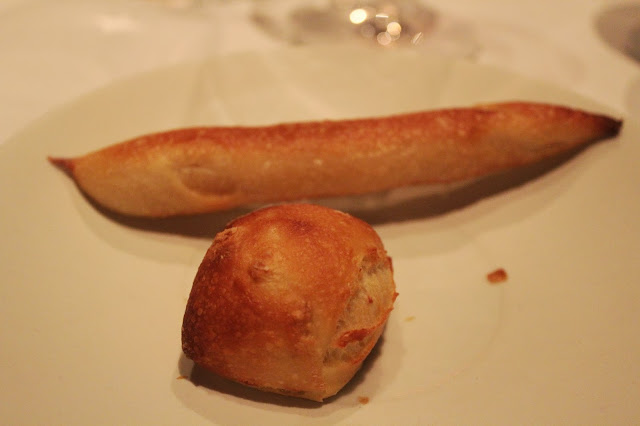 Mini baguette and potato roll at Menton