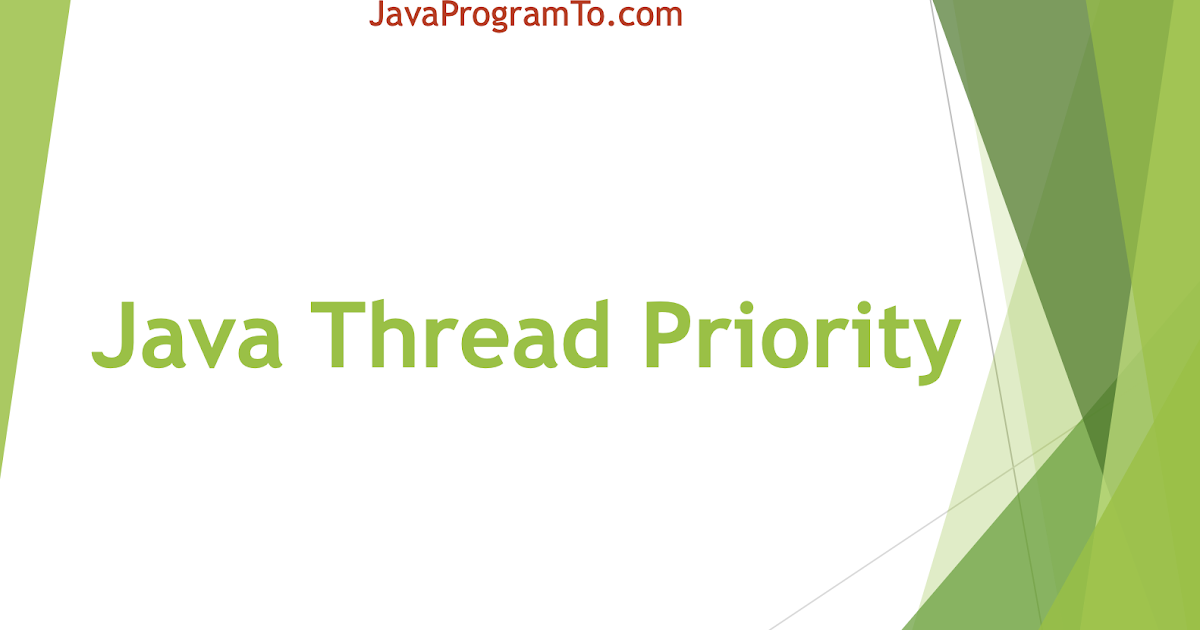 Java Thread characteristic Thread Priority Multithreading