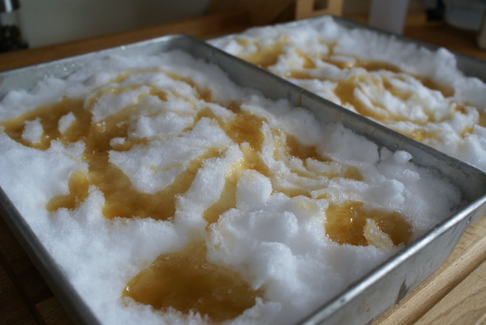 The Cooking of Joy Maple Syrup Snow Candy