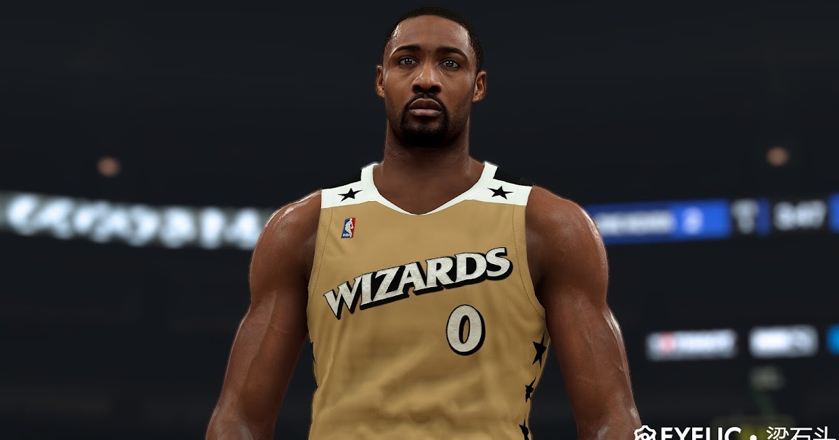 Gilbert Arenas Cyberface, Hair And Body Model V1.5 By Beam