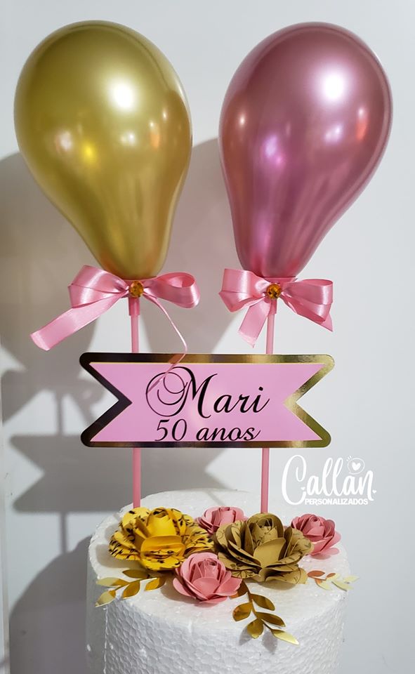 Featured image of post Topo Para Bolo Rosa E Dourado