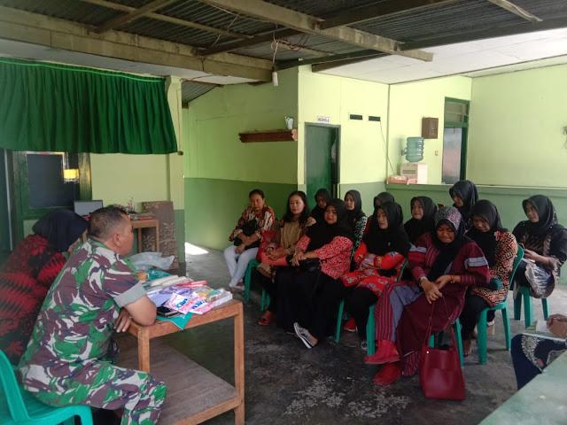 Pererat Tali Silaturohmi, Persit Koramil Tulung Adakan Pertemuan Rutin