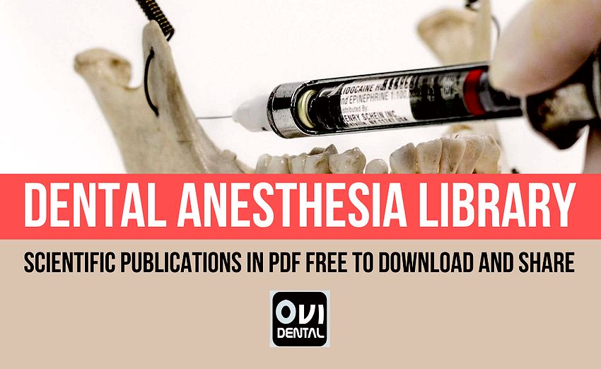 DENTAL LIBRARY Scientific Publications of DENTAL ANESTHESIA in PDF