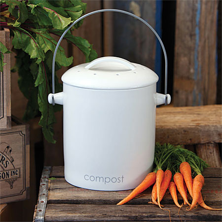 Stainless-Steel Compost Pails - Lee Valley Tools