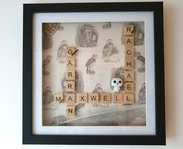 Scrabble Art Frame 