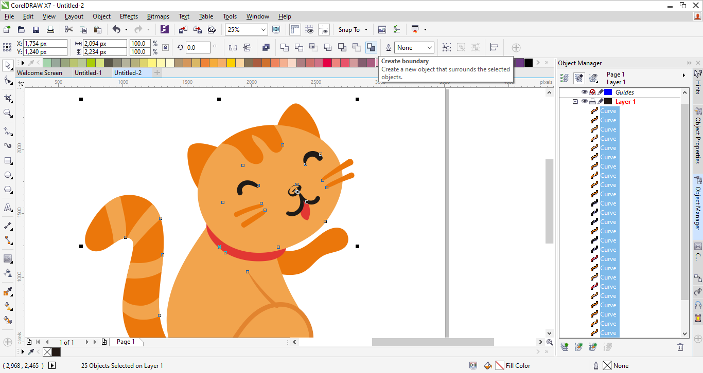 Cara Membuat Garis Tepi (Outline) Mengikuti Gambar di Corel Draw - The Beats Blog
