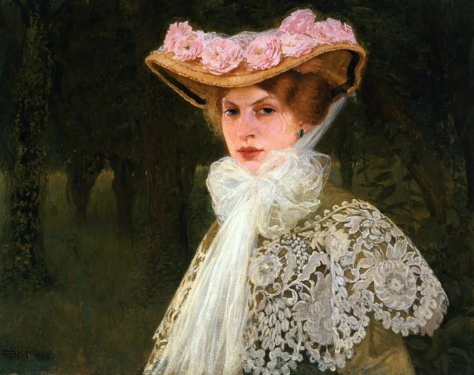 Edward-Okun-Portret-zony-artysty-1907