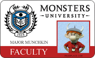Monsters University Faculty ID Card