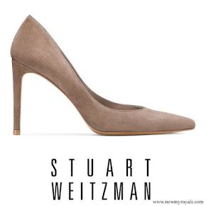 Meghan Markle wore Stuart Weitzman Legend Suede Pumps