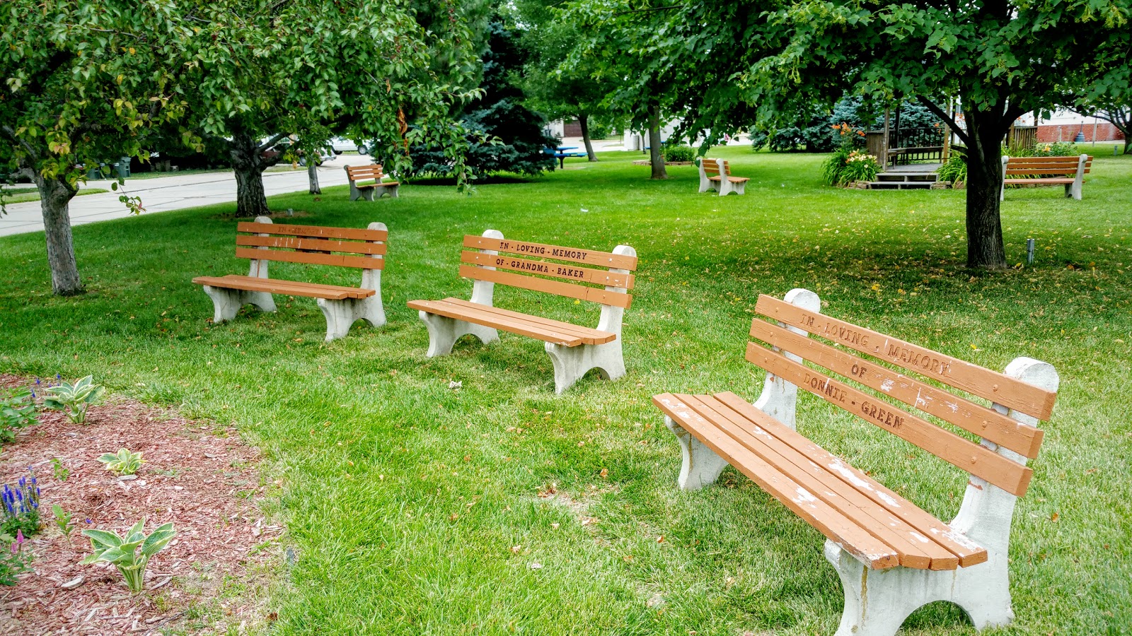 History and Culture by Bicycle: North Sioux City: Memorial Benches