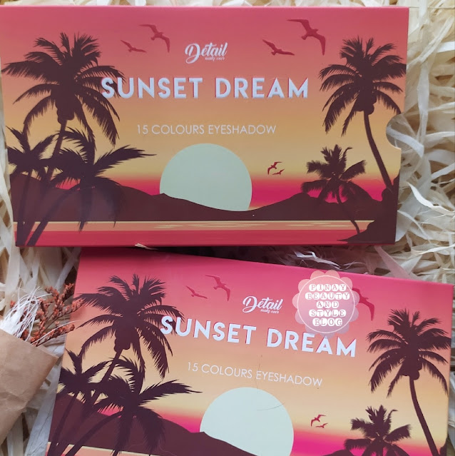 REVIEW Sunset Dream Palette by Detail Cosmetics price swatches