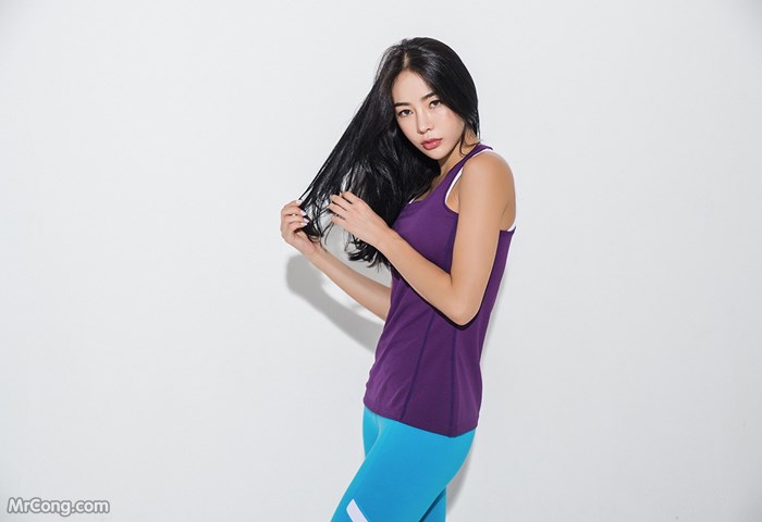 The beautiful An Seo Rin shows off her figure with a tight gym fashion (273 pictures) photo 1-4