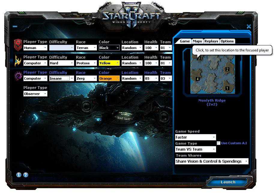 starcraft ii offline single player skirmish launcher