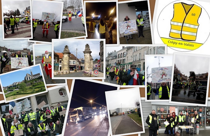 Gilets Jaunes Crépy 60