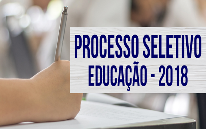 Processo Seletivo: Professores de Educação Básica. Salário de R$ 2.031,94