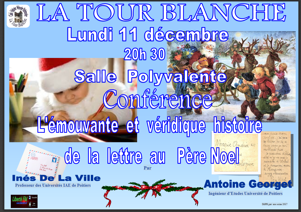 CLUB HISTOIRE MÉMOIRE PATRIMOINE: Lettre au Père Noël lundi 11 décembre