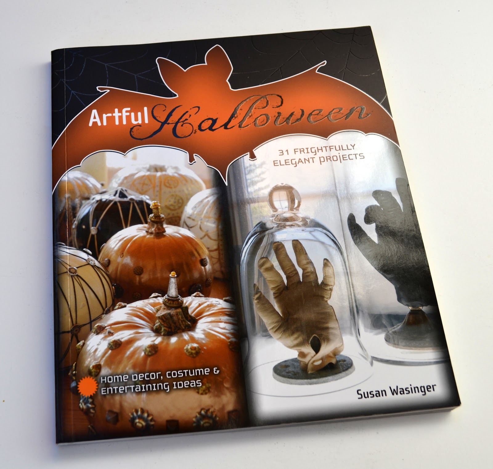 DIY Halloween Book Page Pennant Garland Artful Halloween Book Review