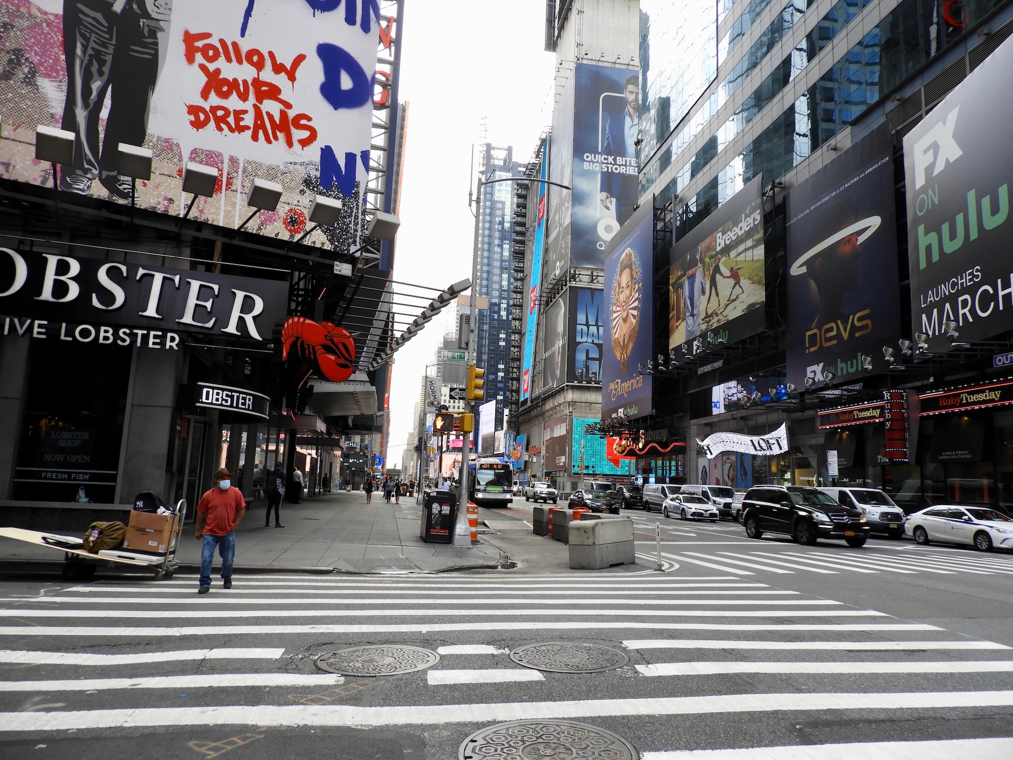 A Morning Walk from Penn Station to Times Square