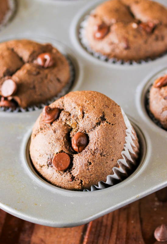 Triple Dark Chocolate Muffins The Kitchen is My Playground