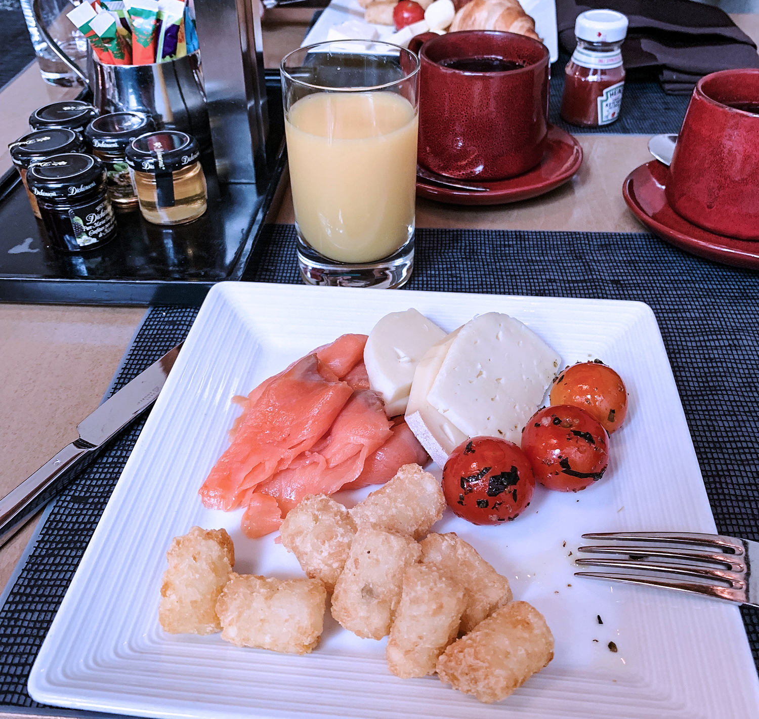 Smoked salmon, Cheese _Breakfast at Westin Montreal Breakfast at Westin Montreal