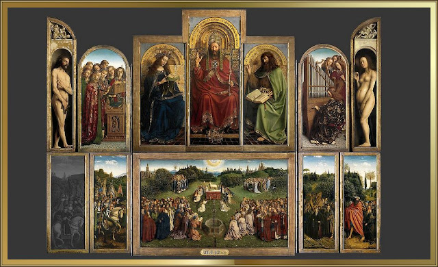 Sint-Baafskathedraal,,arts ,painting ,flemishpainting  ,vaneyck   ﻿