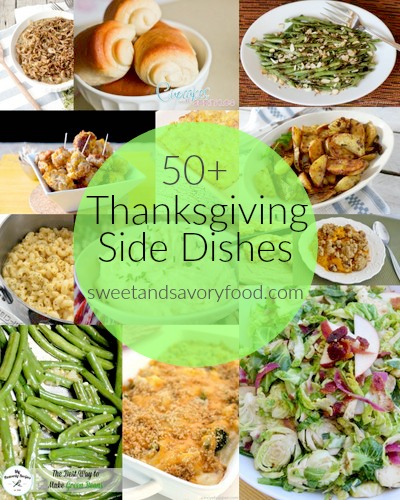 50+ thanksgiving side dishes (sweetandsavoryfood.com)