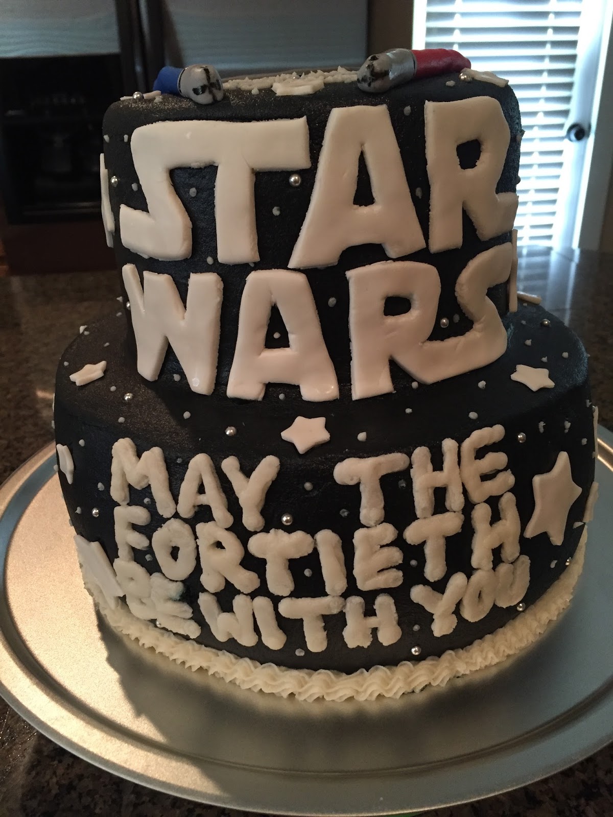star wars 40th birthday cake