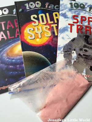 Making a space snack with children